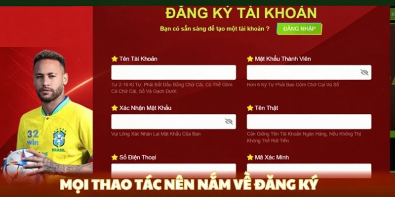 Hoàn tất biểu mẫu đăng ký nohu90